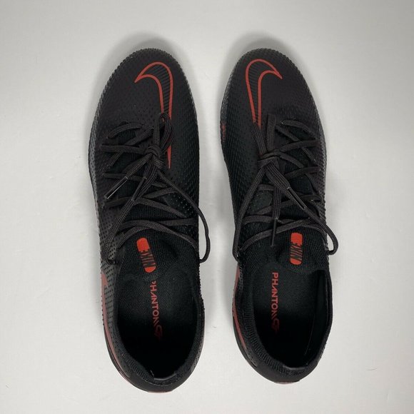 Nike Phantom GT Pro FG CK8451-060 Flyknit Soccer Cleats Men 8 Women 9.5 Black main image 8